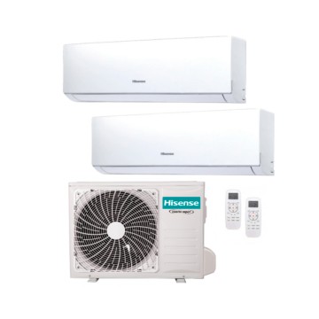 Hisense 2AMW42U4RGC + CF25YR04G + CF25YR04G Aire Acondicionado Multisplit 2x1