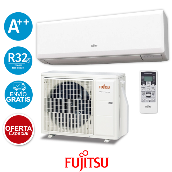 Aire Acondicionado Fujitsu ASY 35 Ui 3000 frigorías - Aplus